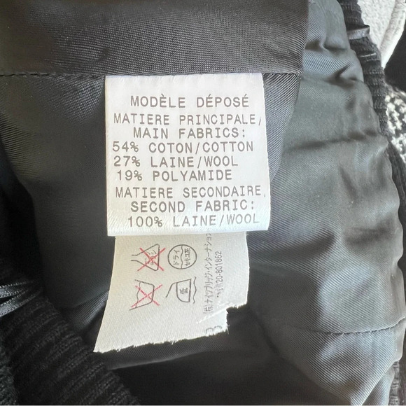 Paule Ka Mixed Media Wool Tweed Knee Length Dress - Picture 9 of 10